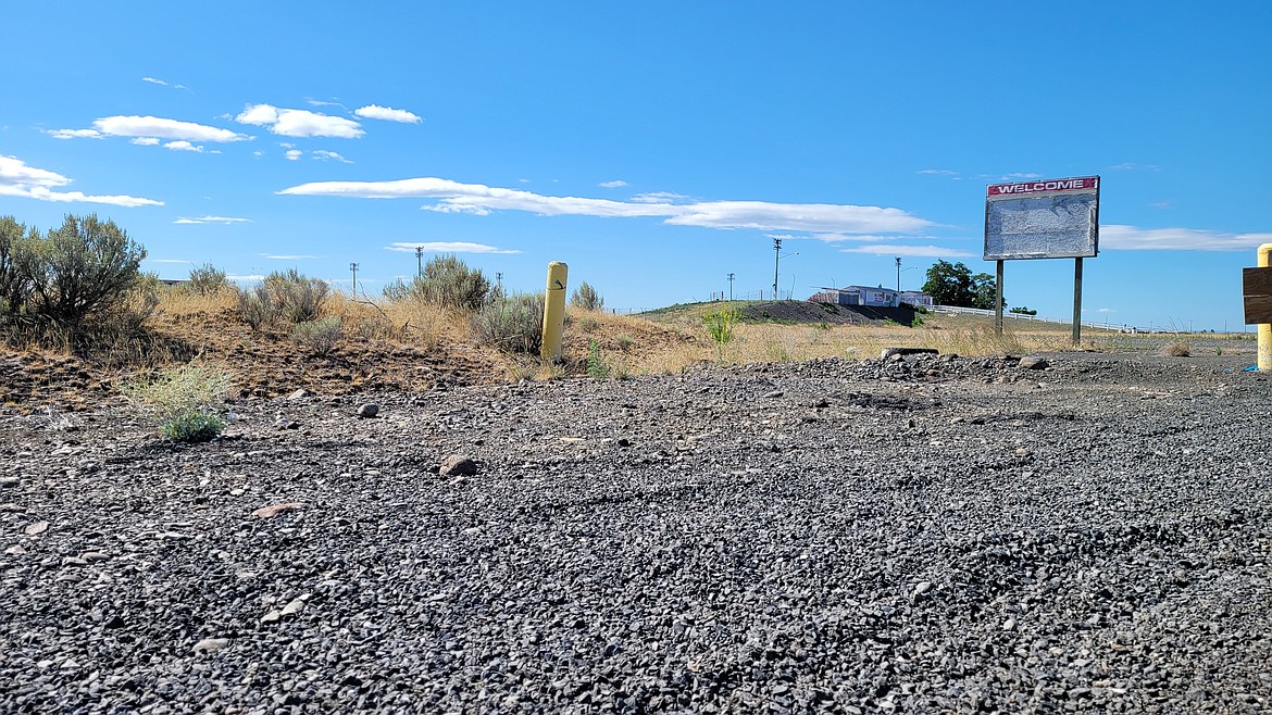 The entry to the former Ephrata Raceway, the site of the new Grant County Jail.