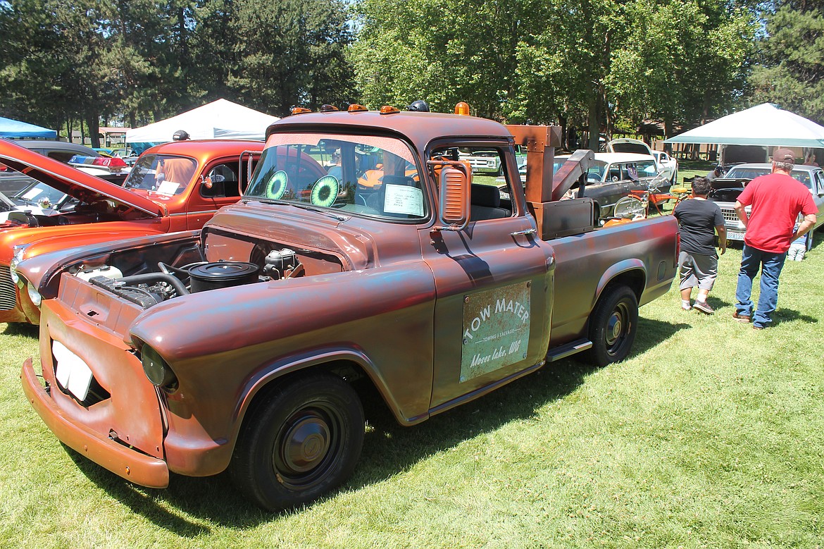 This “tow mater” truck, owned by Steve Gordon of Moses Lake, was one of 101 vehicles on display at the Othello All-City Classics car show Saturday.