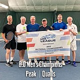 Peak men's tennis team wins at sectionals