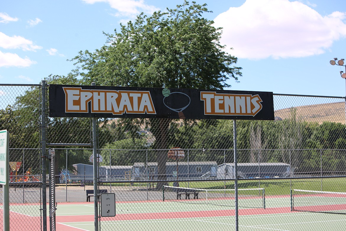 The tennis courts at Ephrata will be full on Tuesday nights from tonight through August 9 for the Tuesday Night Tennis League.