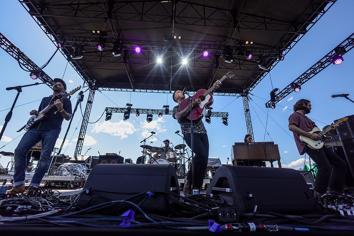 American Aquarium performs at Under the Big Sky in Whitefish, Montana on July 16, 2022. (JP Edge photo)