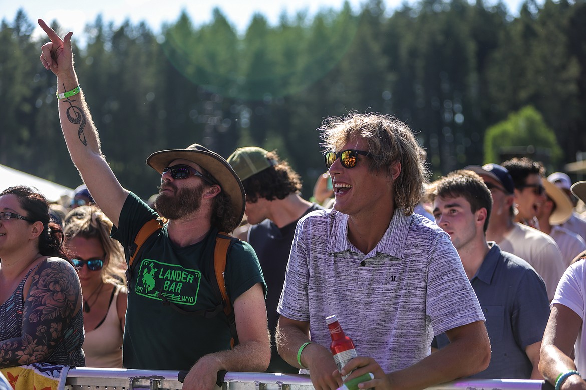 Fans cheer for the Lil Smokies at Under the Big Sky on July 16, 2022. (JP Edge photo)