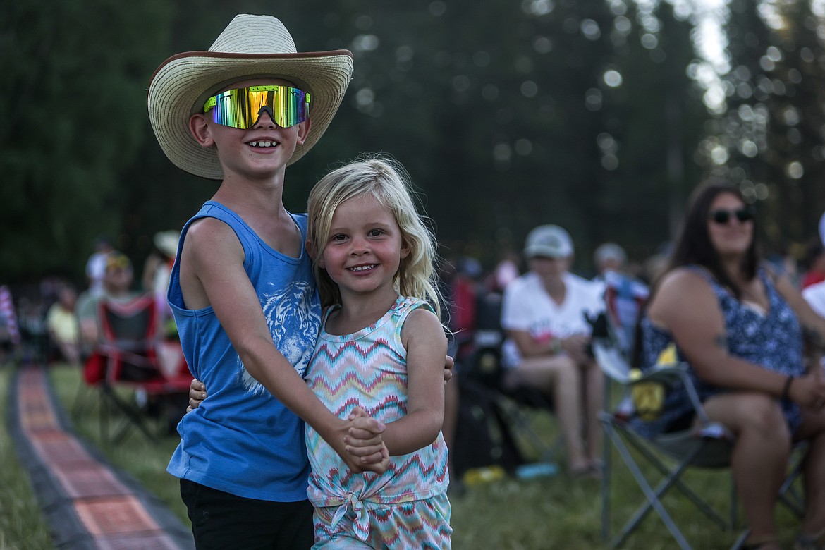 Two young dancers at Under the Big Sky. (JP Edge photo)