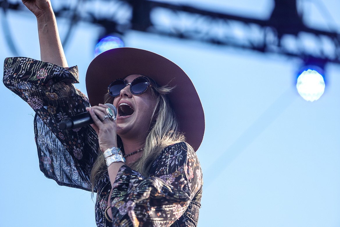 Lainey Wilson performs at Under the Big Sky music festival on July 17, 2022. (JP Edge photo)