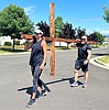 Their cross to bear — for 33 miles