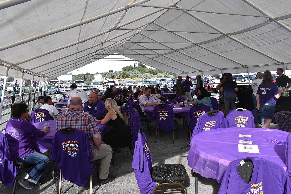 This year’s Purple Party on July 21 was well attended by members of the community to support Alzheimer’s research.