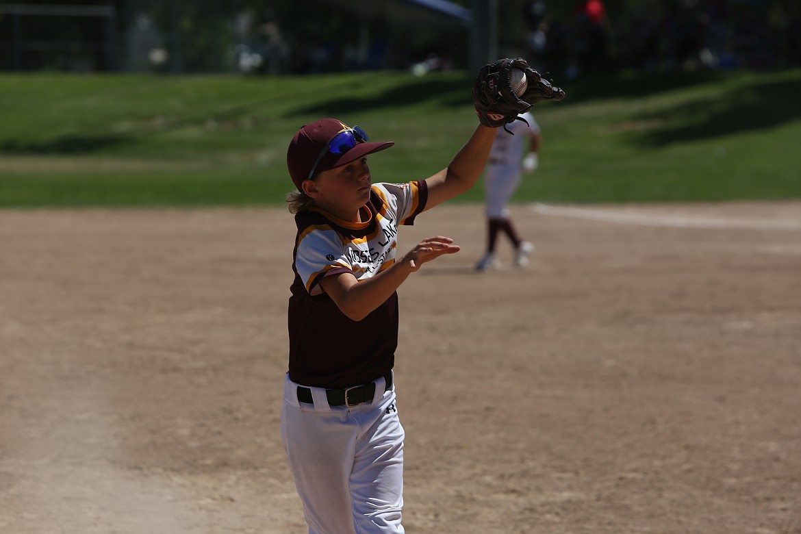 Moses Lake pitcher Carson Whitaker steps in to relieve in the second game of the tournament against the Idaho Rampage. Head Coach Steve Keller said the Moses Lake pitchers did well throughout both games they played Saturday.