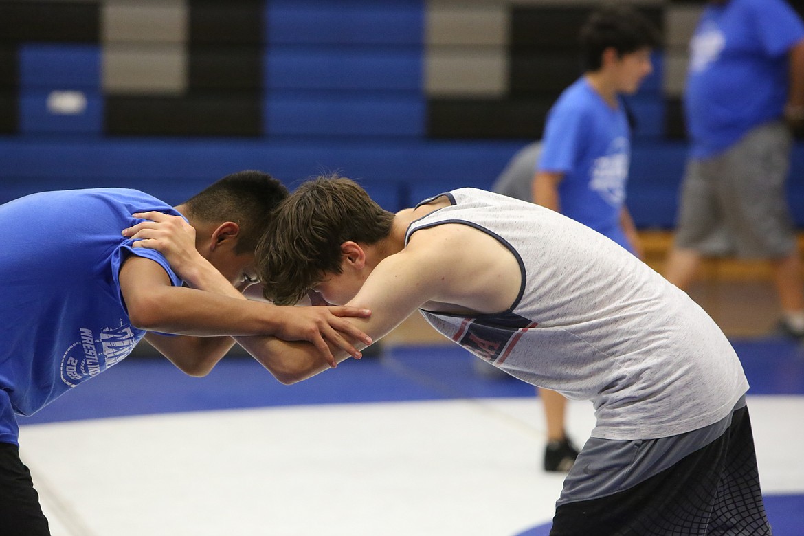 The two-day camp gave wrestlers the chance to bond beyond the mat, camping out on Friday night.