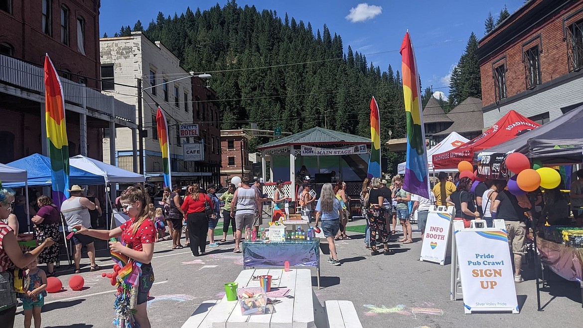 The inaugural Silver Valley Pride took place in Wallace this year filling the streets with every color of the rainbow.