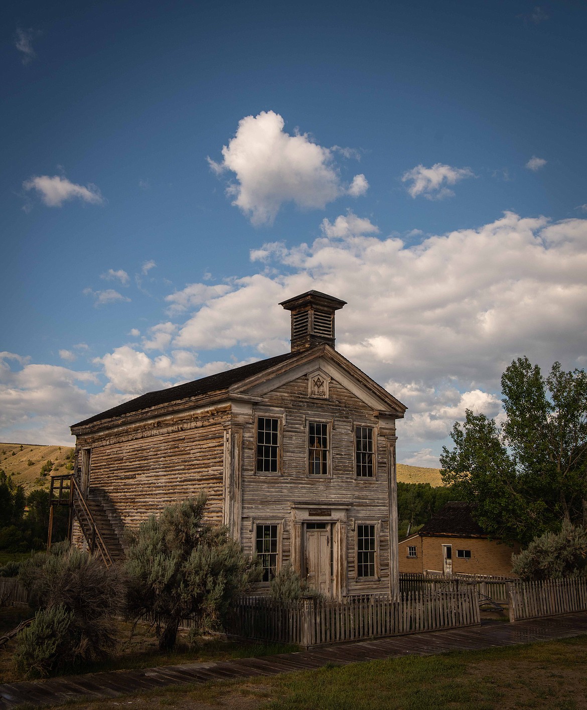 The Bannack school house and Masonic Temple. (Tracy Scott/Valley Press)