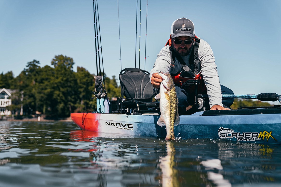 Kayak anglers will take to Potholes Reservoir on Saturday for the Big Bass Power Hour.