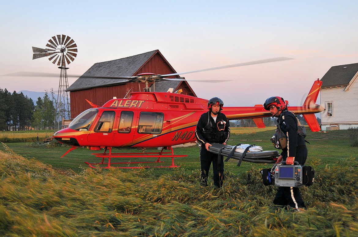 For 47 years, the Logan Health A.L.E.R.T. helicopter has been on call, providing life saving medical care for those in need. (Photo courtesy of Logan Health)