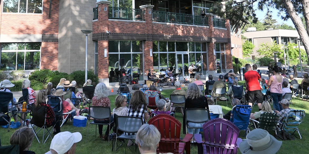 Kathy Colton and the Reluctants perform July 18 during a Music on Mondays concert at the Coeur d'Alene Public Library.