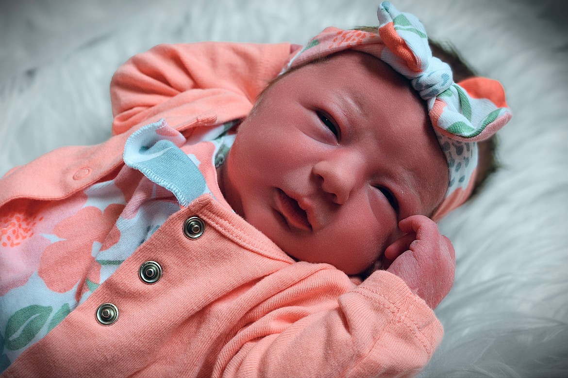 Kyleigh Dodd Molzhon was born July 13th, 2022 at the St. Luke Community Healthcare New Beginnings Birth Center. She weighed 6 lbs. 10 oz. Parents are Dalton & Carley Molzhon of Charlo. Paternal grandparents are Dawn & Tim Gies of Rudyard, MT and Jerimy Molzhon of Ronan. Maternal grandparents are Dodd & Shonna Elverud of St. Ignatius. Kyleigh joins siblings, Kynzlee & Stetson.