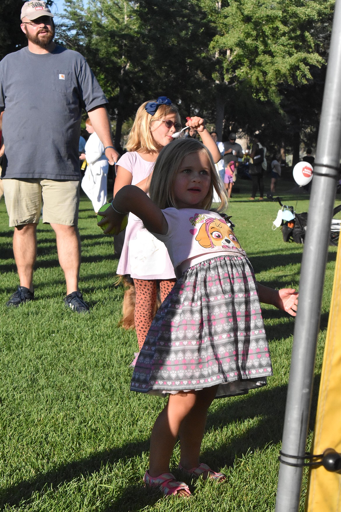 Moses Lake Police Officer Brad Zook and K-9 Rex were at Moses Lake National Night out Aug. 2.