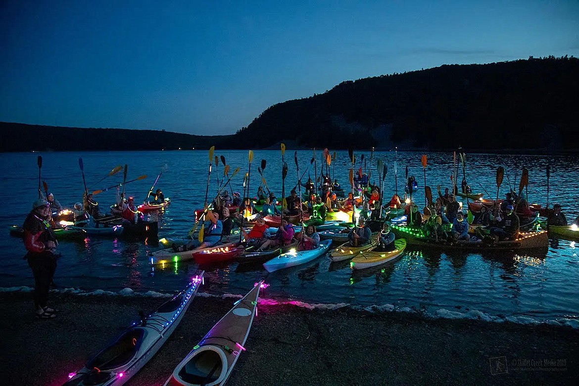 The Moonlight Paddle is open to all who register, costing $5 per entry.