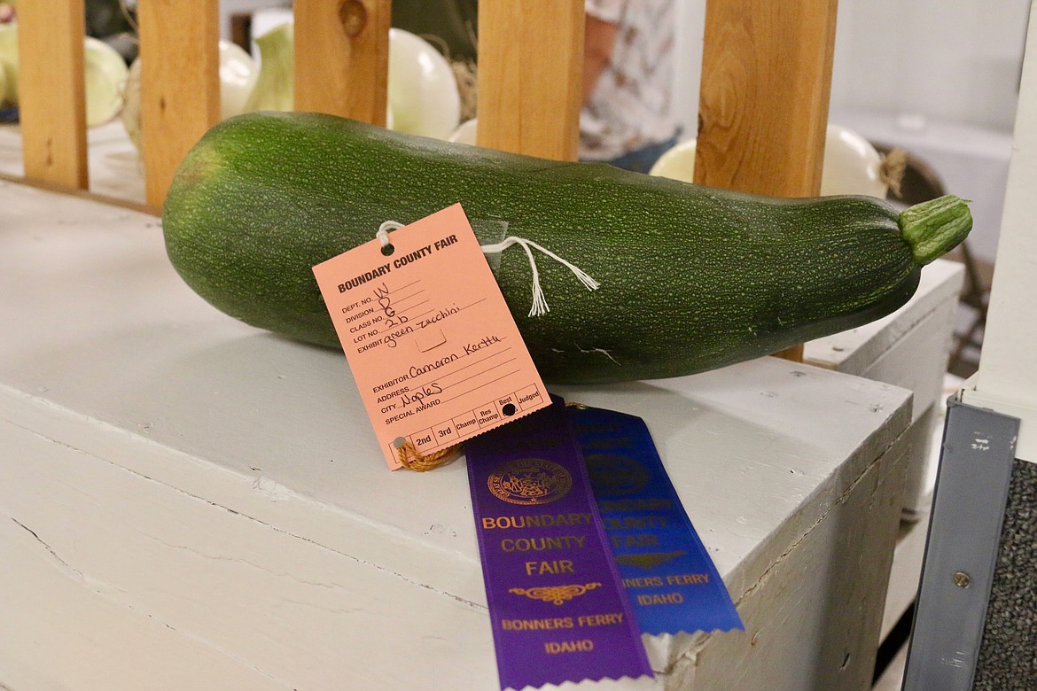 Just one example of the impressive produce at the fair.