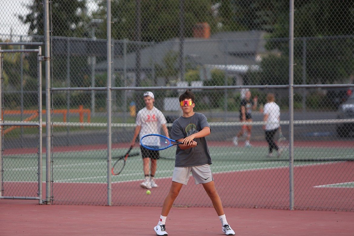 The Tuesday Night Tennis League in Ephrata raised enough money to not only buy new equipment for the Ephrata tennis team, but also to help mitigate costs associated with team activities.