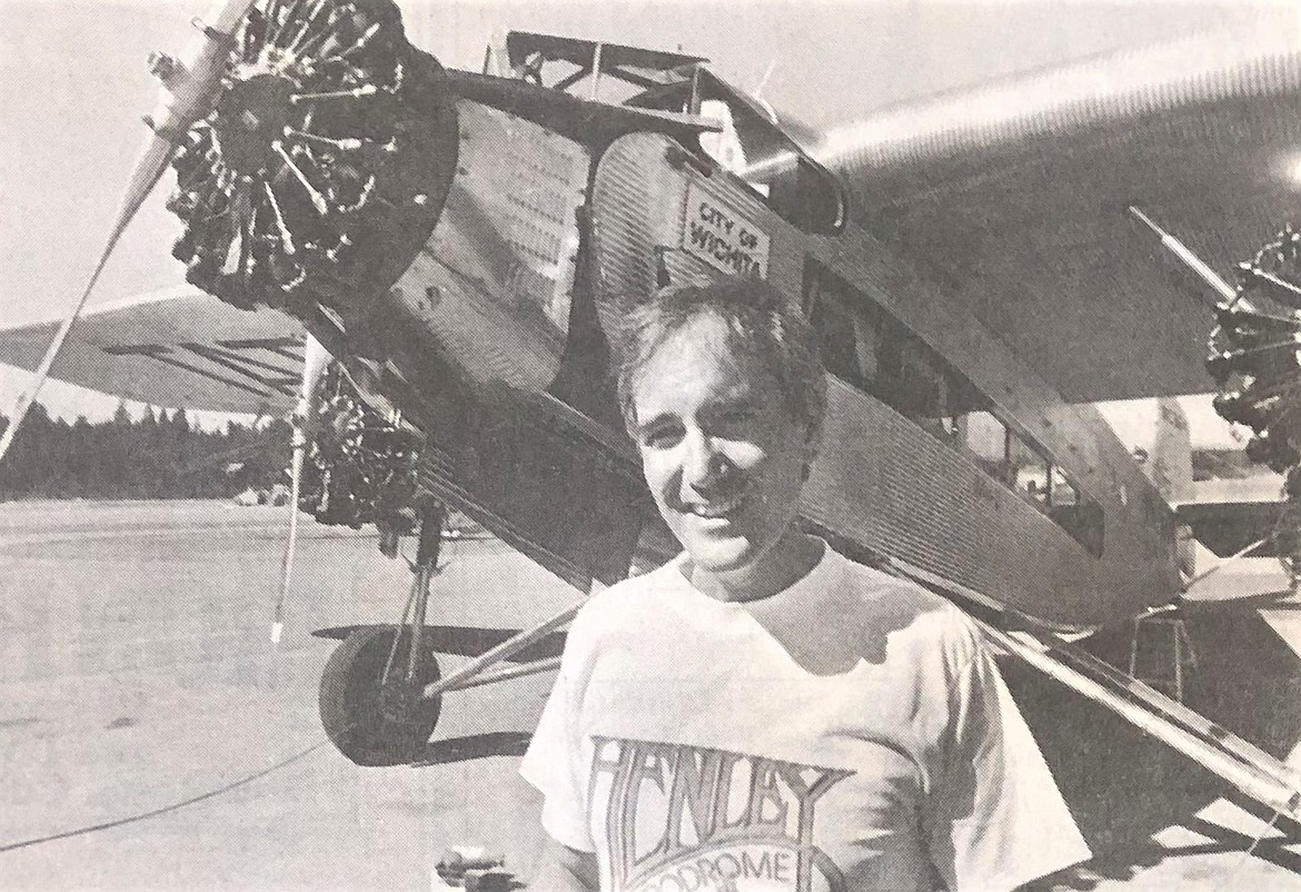 Gary Norton at Henley Aerodrome in 1987.