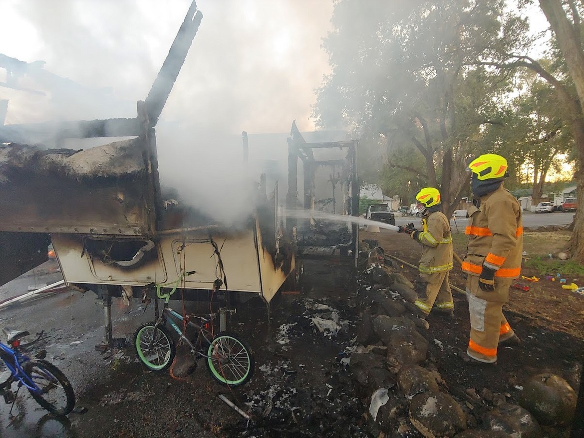 Aug. 6 at about 5:30 a.m., GCFD7 responded to a report of a vehicle fire at 110 Daisy St S in Soap Lake. That was one of nearly a dozen calls so far in August with staff at the department expecting this to be a busy month over all.