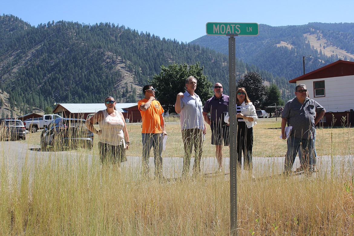 Members from the Mineral County Economic Development Corporation, Montana Department of Transportation, Montana Transit Authority  and the Mineral County Pioneer Council had a walk-through on the property where a four-stall bus barn with two offices and a conference room will be built. The property, which was donated by the county, is east of Mineral Community Hospital and will be at the intersection of Moats Lane and McKinley Avenue.