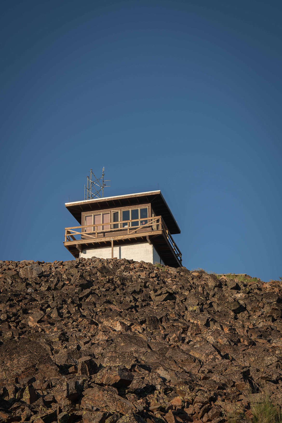 The Patrick's Knob fire lookout on the Lolo National Forest. (Tracy Scott/Valley Press)