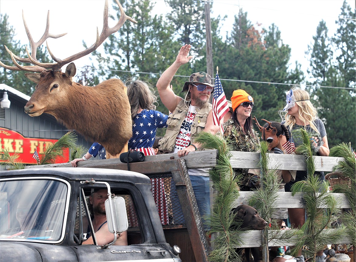 An entry in the Athol Daze Parade gave a nod to hunting.
