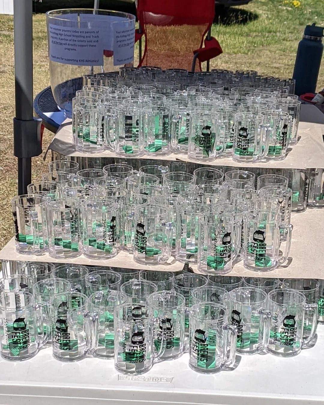 The special 5-ounce glasses for the Brewsfest event.