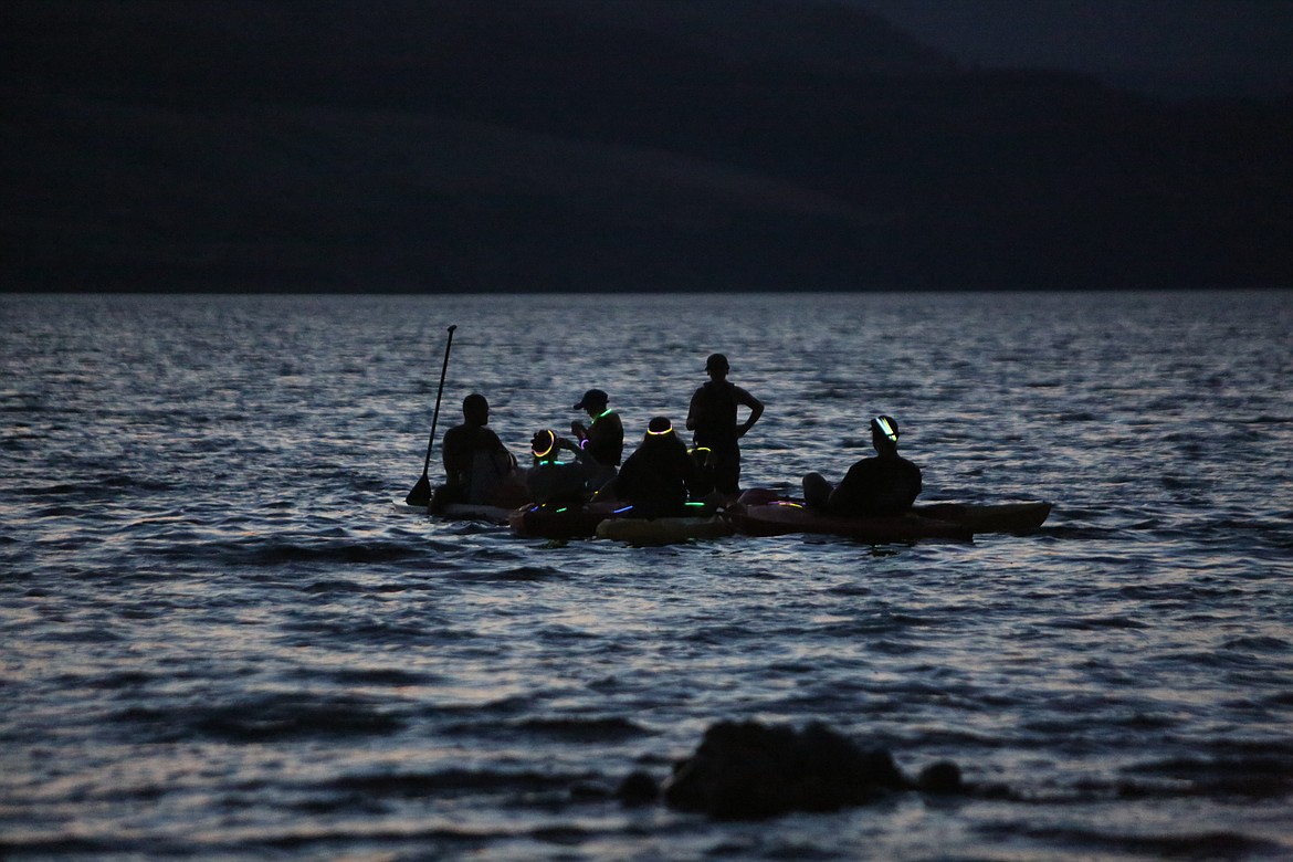 The Moonlight Paddle took place from 3 p.m. until 10 p.m., with both races and a parade-esque journey on Soap Lake.