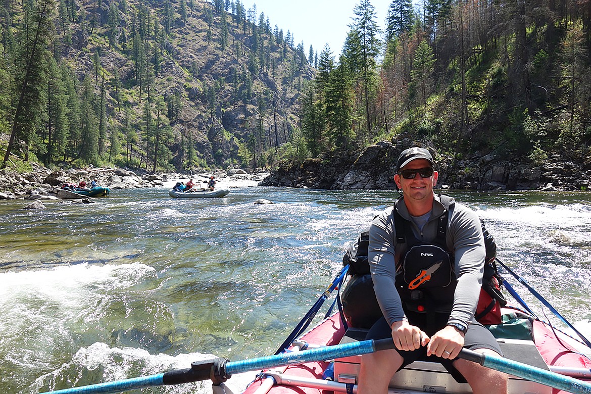 Carson Watkins, newly minted regional supervisor for Idaho Fish and Game in the Panhandle Region, is pictured on a float trip.