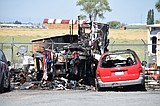Two victims perish in camper trailer fire