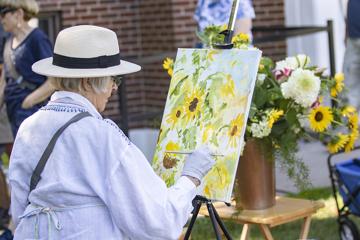 The 51st annual Sandpiper Art Festival on Saturday hosted a number of artisan booths on the lawn of the Lake County Courthouse. (Rob Zolman/Lake County Leader)