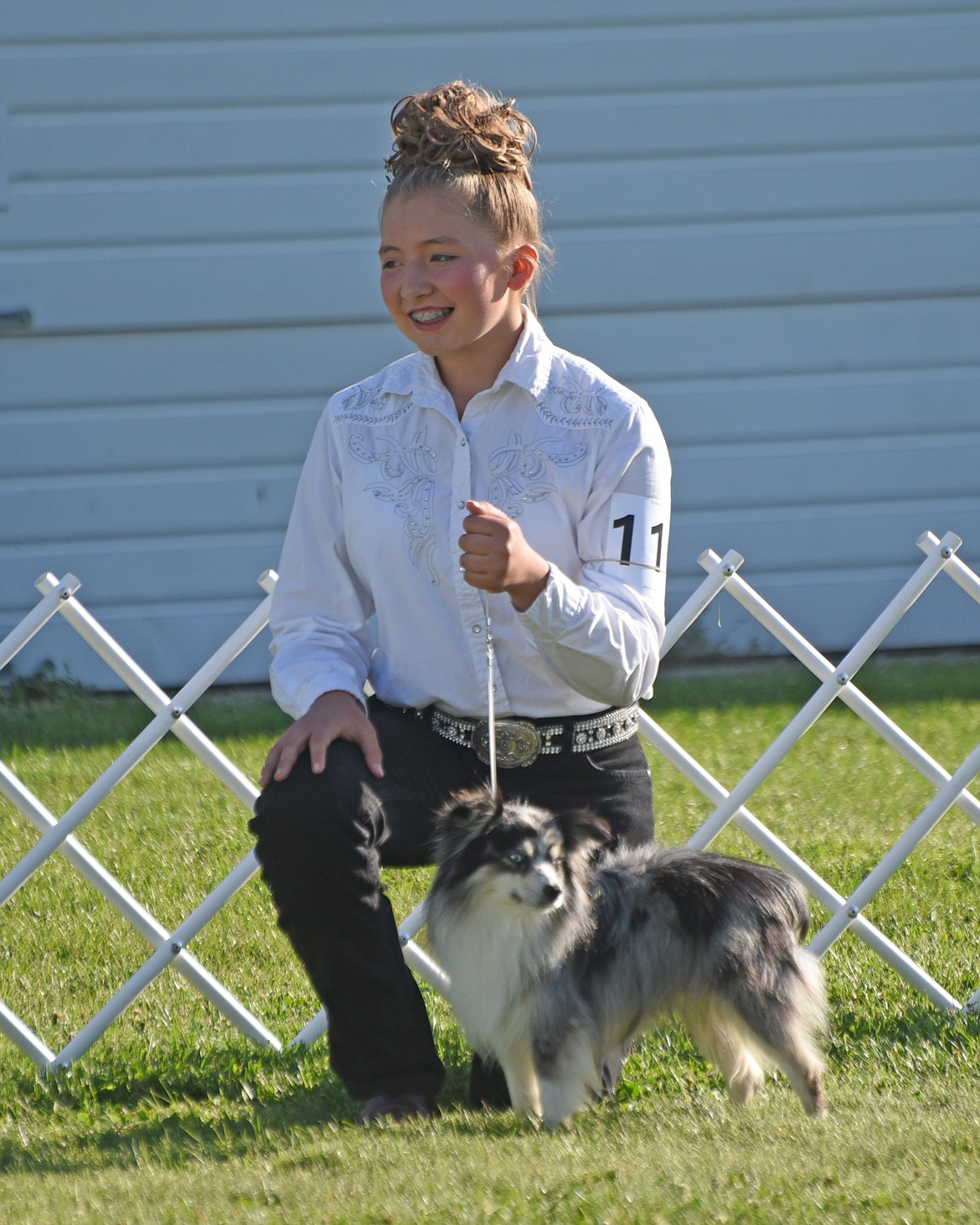 Jaylynn Buxbaum won the Jr. Grand Champion Showmanship awards for dogs , poultry and dairy as well as Jr. Grand Champion Showmanship awards in both the large animal and small animal round robins. (Marla Hall/Lake County Leader)