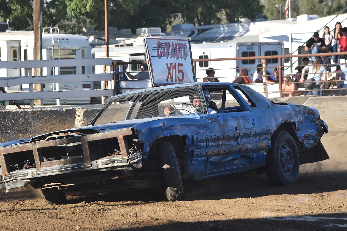 Drivers had a blast kicking up dirt and crashing into each other as they tried to win the race.