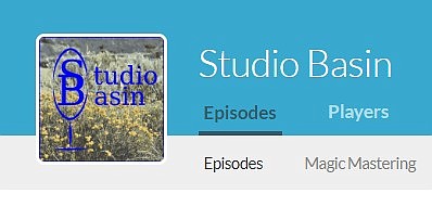 The Studio Basin Podcast is published each Friday afternoon through Buzzsprout and is available on multiple podcasting platforms. Visit https://www.buzzsprout.com/2017652/episodes to give us a listen.