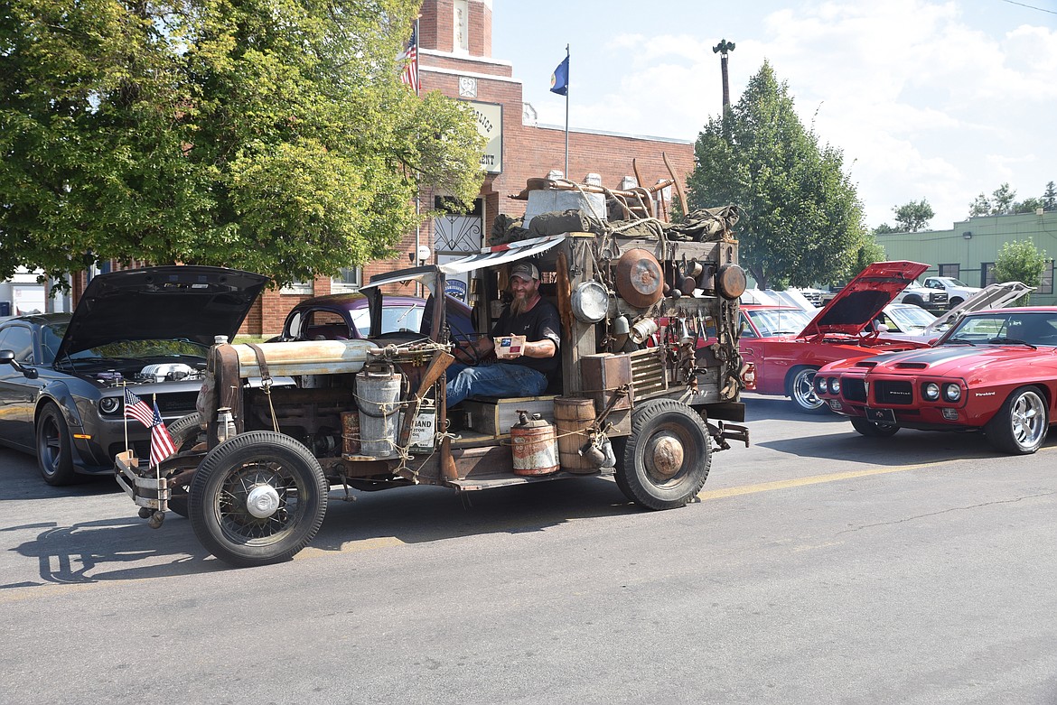 Libby's Robert Viergutz was the winner of the Special Interest category with his 1930 Chevy at the Igniters Car Club show Saturday, Aug. 20, 2022, in Libby. (Scott Shindledecker/The Western News)