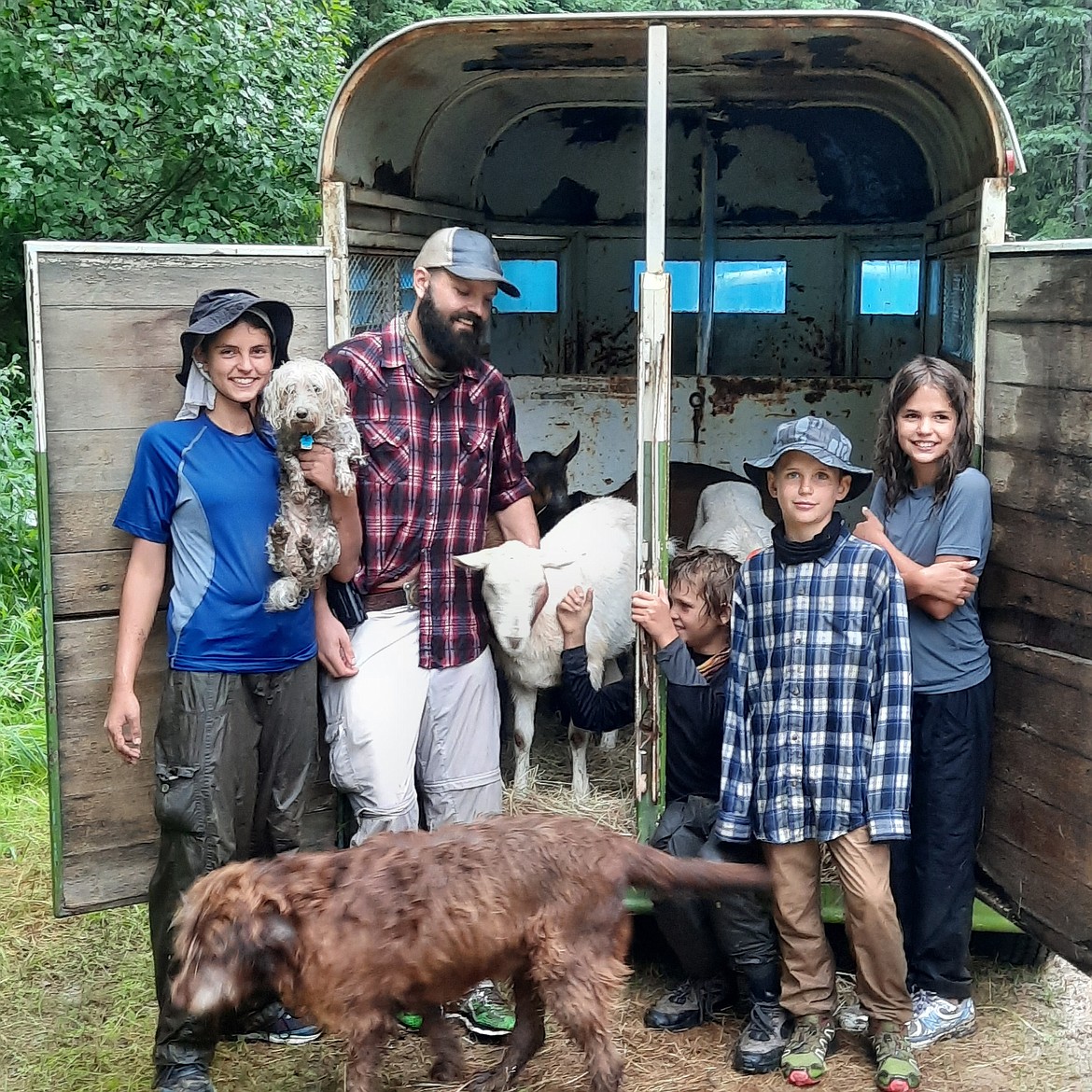 The Anglen family from Athol, Idaho. (Photo provided)