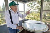 Longtime forester has a lookout of his own