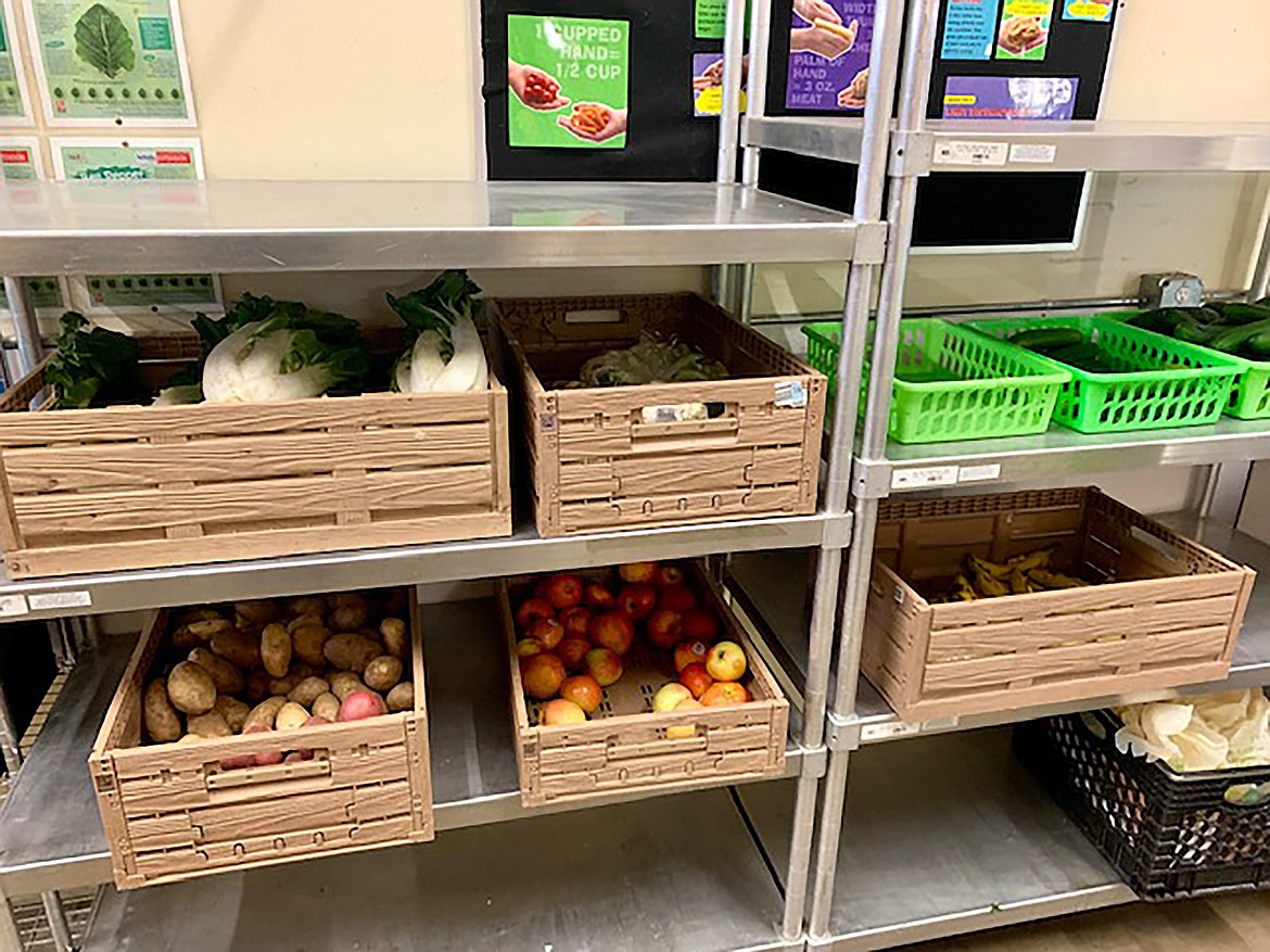 A few of the food banks shelves are pictured in late 2021. Now, like then, heavy demand has the food bank seeking the public's help to ensure those in need have food to eat.