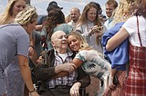 Fini flight: Retired Fairchild colonel honored following sea plane flight