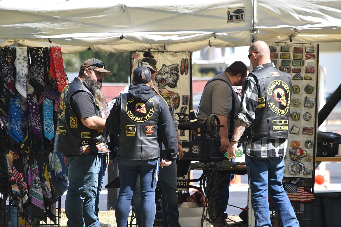 There were vendor booths set up at Smokiam Park in Soap Lake all weekend for Run to the Desert.