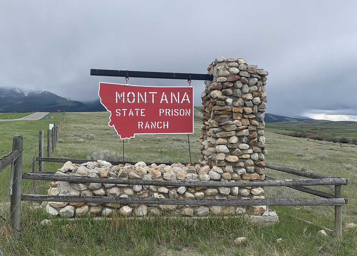 A sign for the Montana State Prison is seen in this file photo. (Keith Schubert/Daily Montanan)