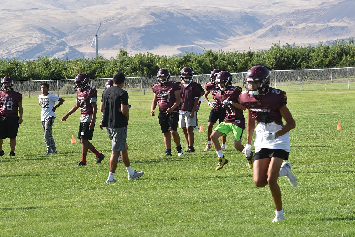 The Wahluke football team has many new faces this year thanks to recruiting efforts by the coaches hoping to bring their numbers up.