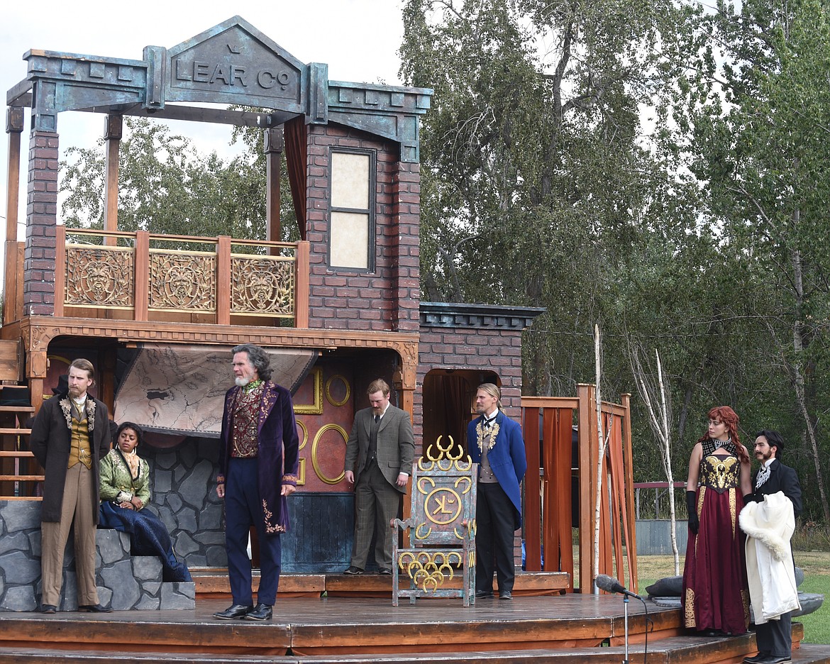 Montana Shakespeare in the Park cast members perform "King Lear." (Marla Hall/Lake County Leader)