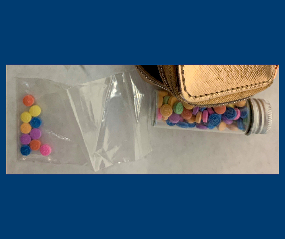 Pills seized by the Coeur d'Alene Police Department last weekend.