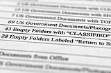 Trump search inventory reveals new details from FBI seizure