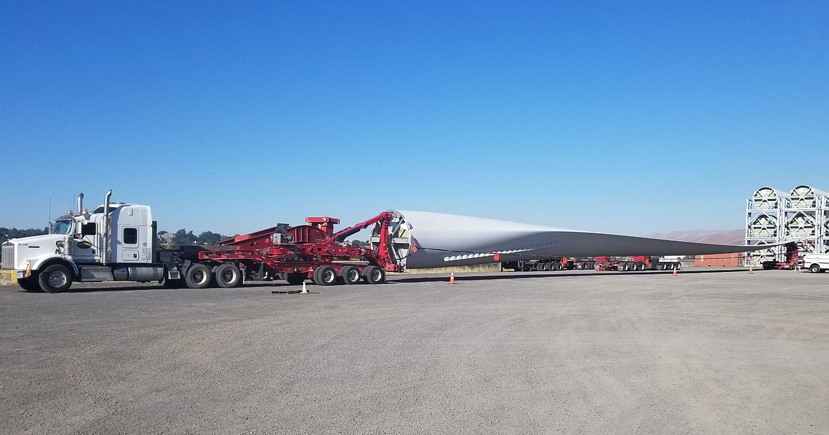 ITD: Transport of oversized windmill loads through North Idaho to begin next week