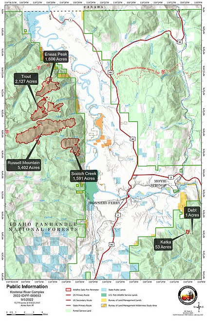 Crews battle to bring fires under control | Coeur d'Alene Press