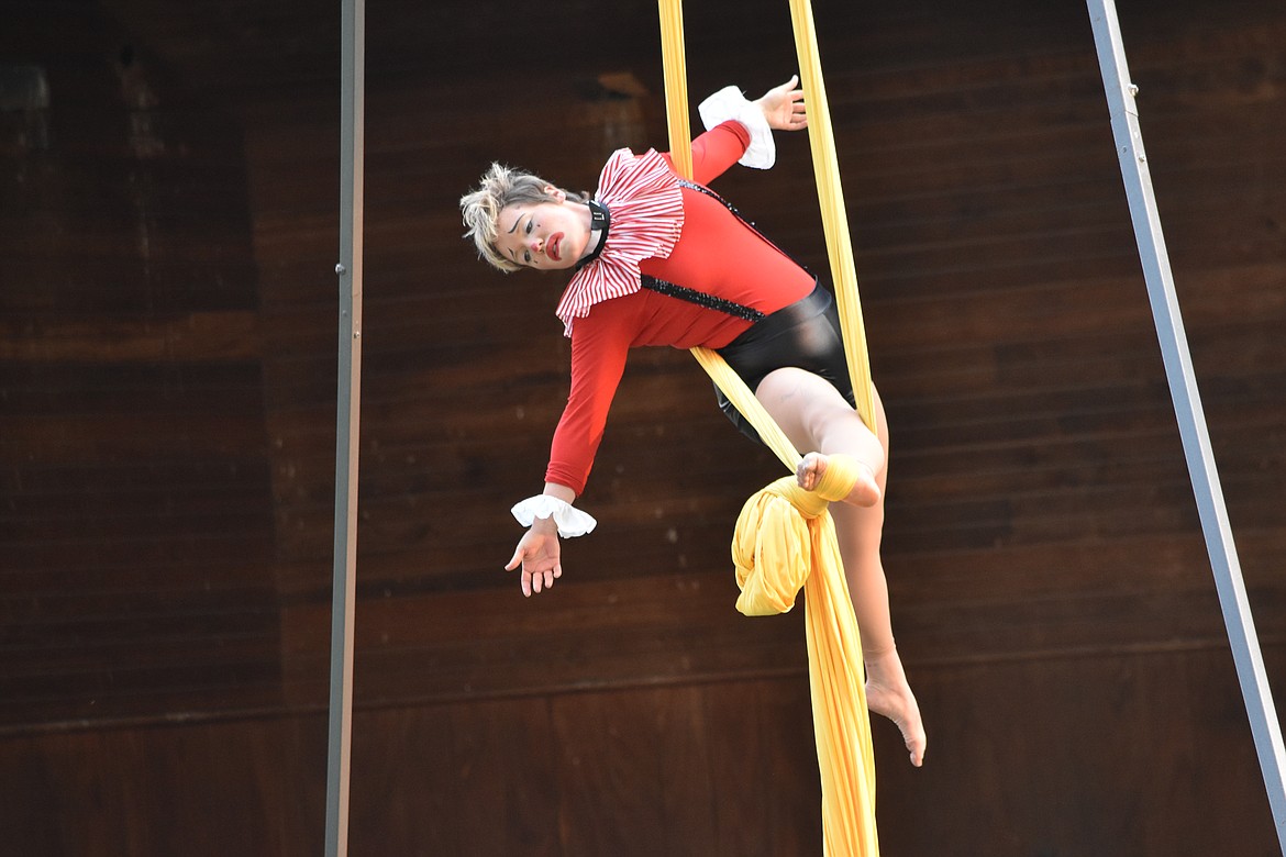 The performers with Spokane Aerial Performance Arts are all volunteers. The troupe performs at a variety of venues around the region.