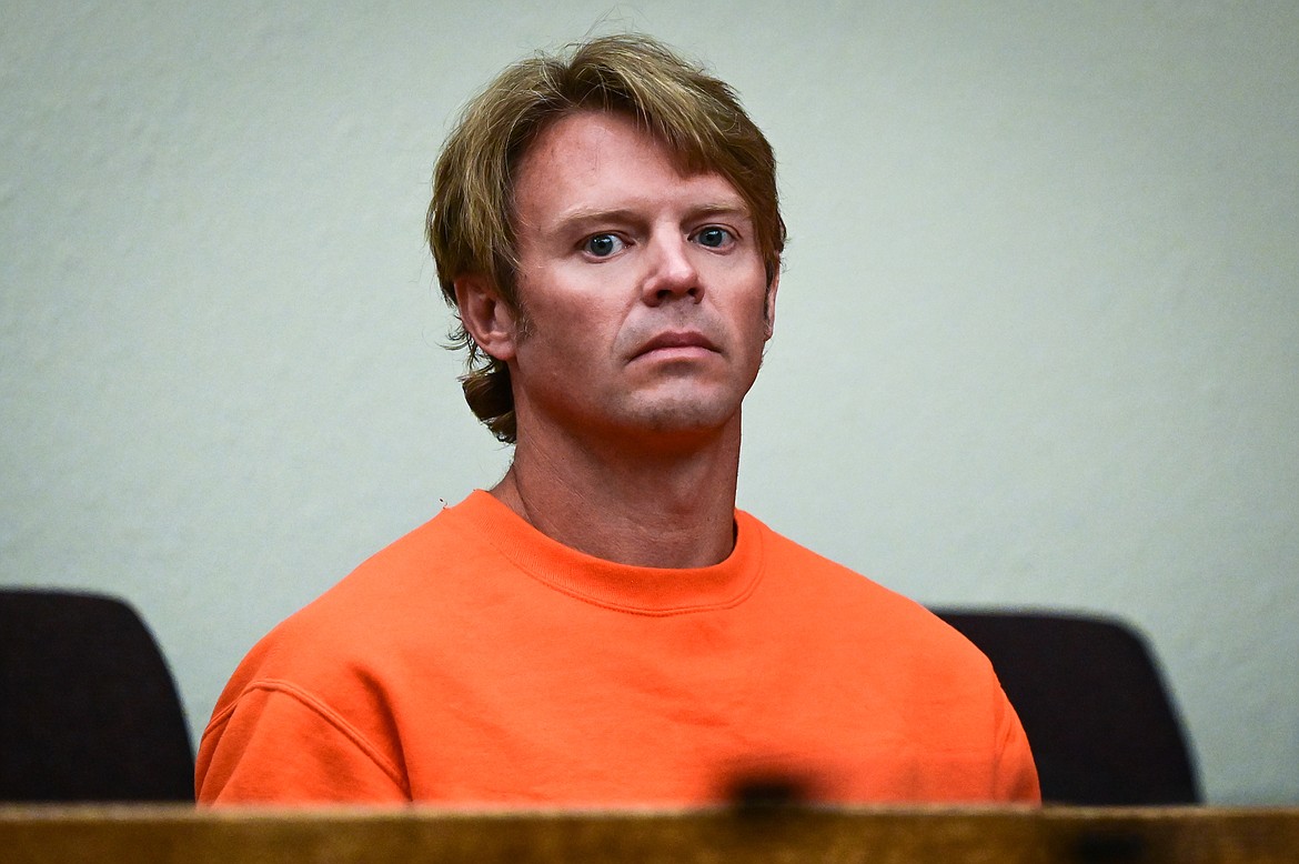 Del Orrin Crawford is shown at his arraignment hearing in Flathead County District Court in Kalispell on Tuesday, Sept. 6. (Casey Kreider/Daily Inter Lake)